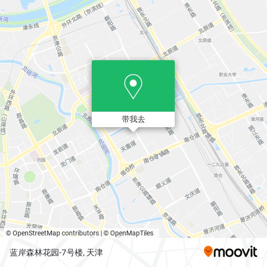 蓝岸森林花园-7号楼地图