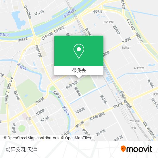 朝阳公园地图