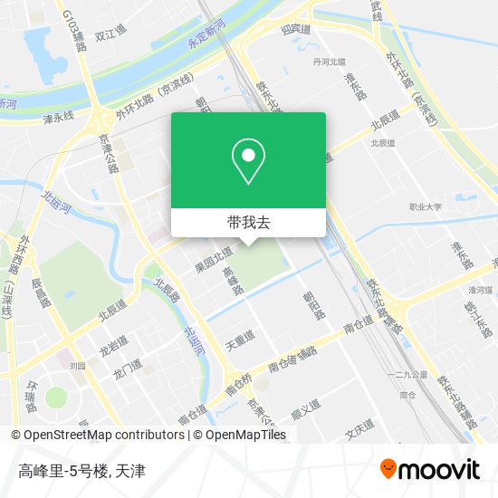 高峰里-5号楼地图