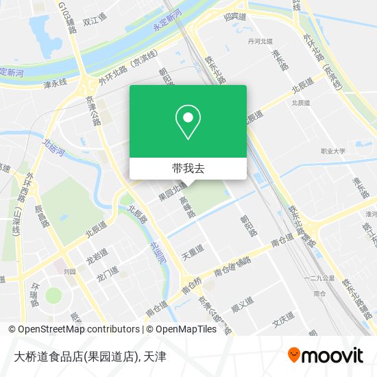大桥道食品店(果园道店)地图