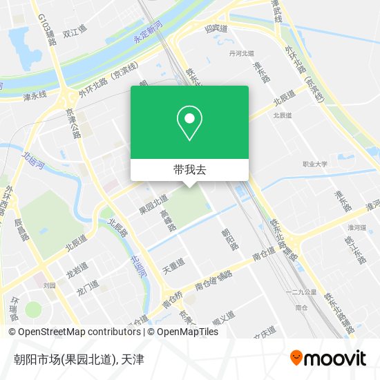 朝阳市场(果园北道)地图
