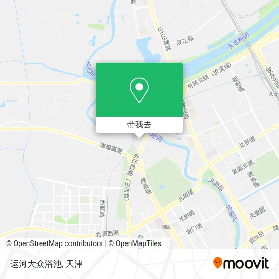 运河大众浴池地图