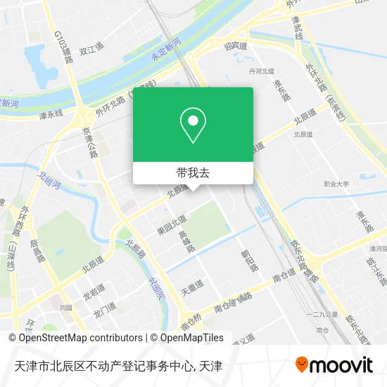 天津市北辰区不动产登记事务中心地图