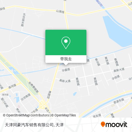 天津同豪汽车销售有限公司地图