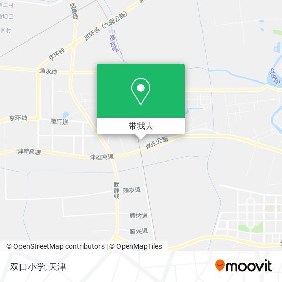 双口小学地图
