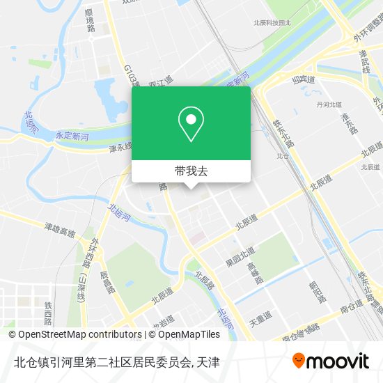 北仓镇引河里第二社区居民委员会地图