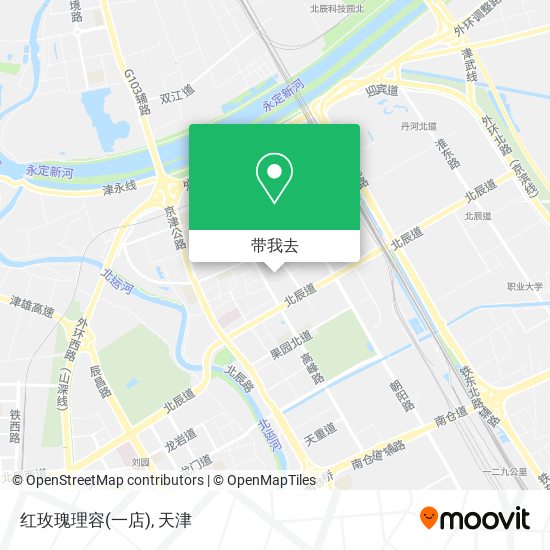 红玫瑰理容(一店)地图