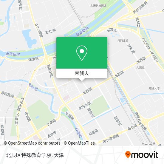 北辰区特殊教育学校地图