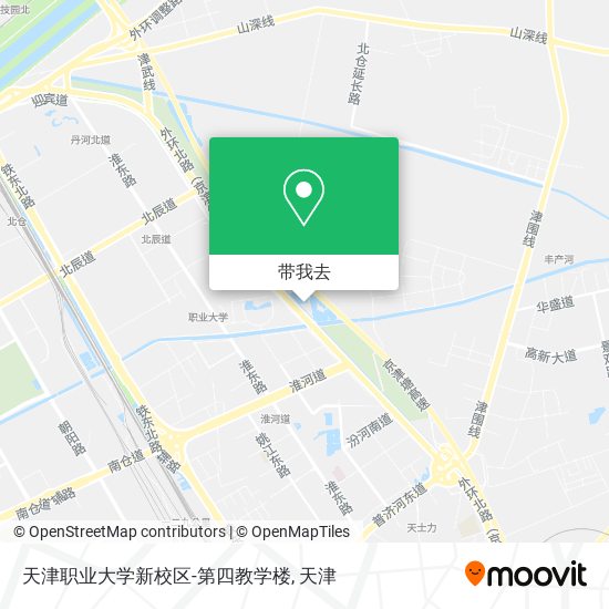 天津职业大学新校区-第四教学楼地图