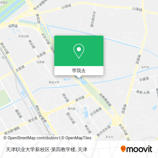 天津职业大学新校区-第四教学楼地图