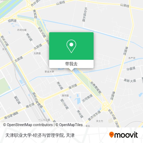 天津职业大学-经济与管理学院地图