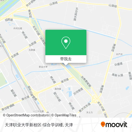 天津职业大学新校区-综合学训楼地图