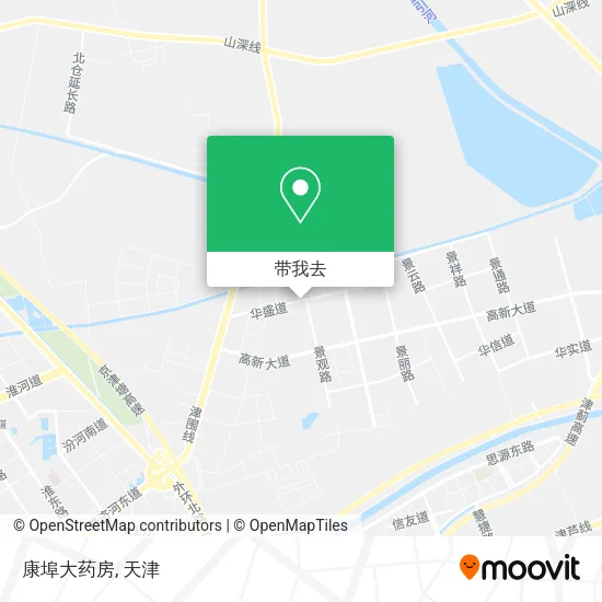 康埠大药房地图