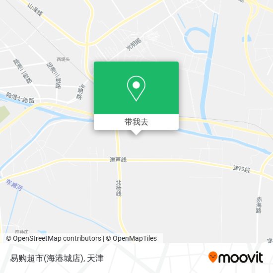 易购超市(海港城店)地图