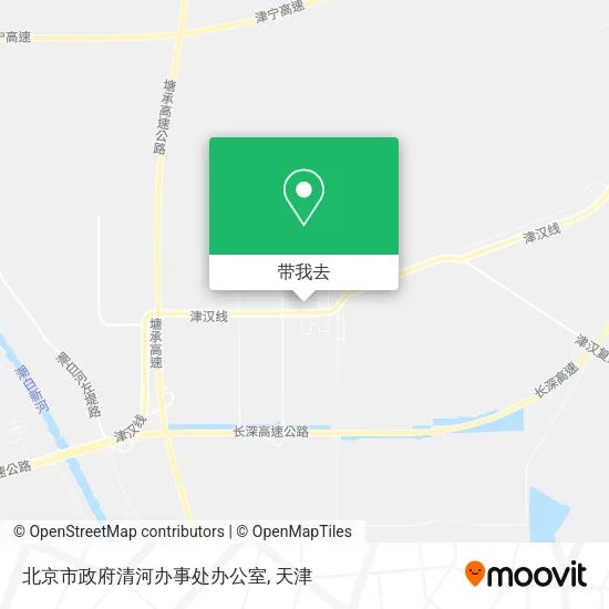 北京市政府清河办事处办公室地图
