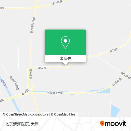 北京清河医院地图