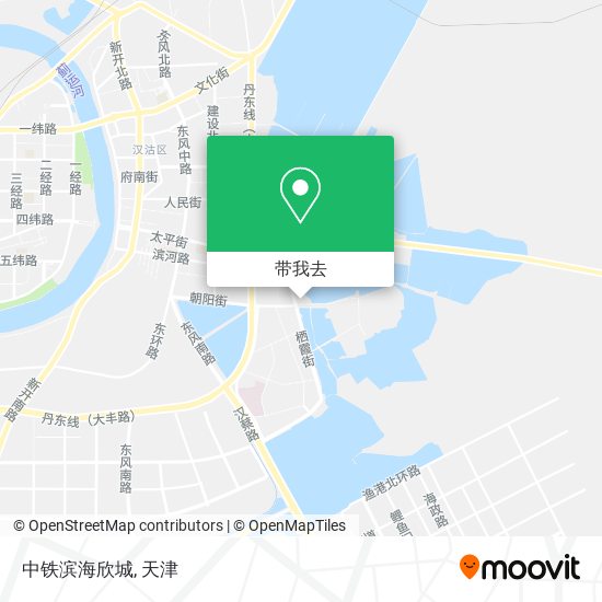中铁滨海欣城地图