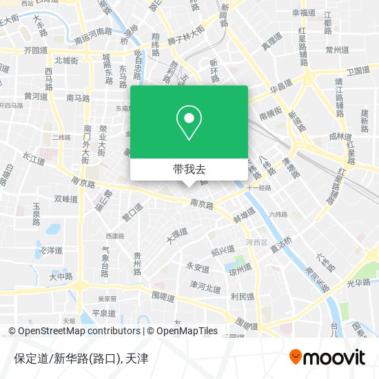 保定道/新华路(路口)地图