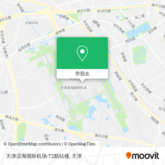 天津滨海国际机场-T2航站楼地图