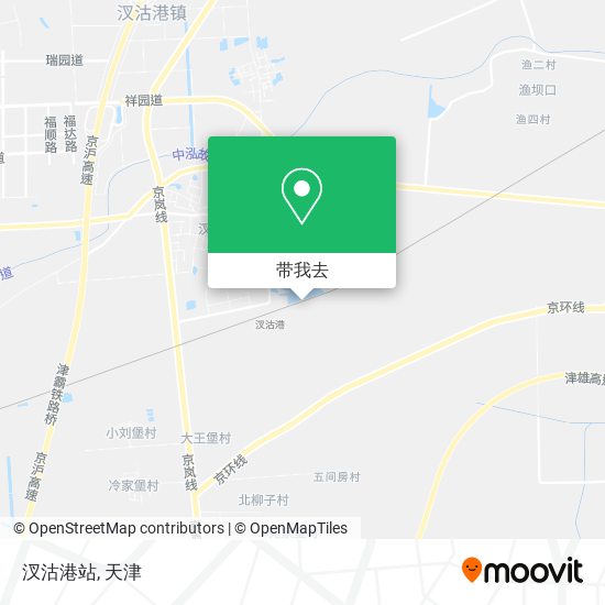 汊沽港站地图