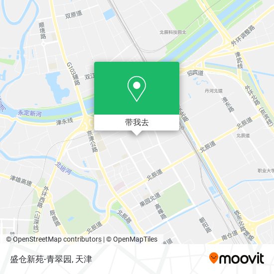 盛仓新苑-青翠园地图