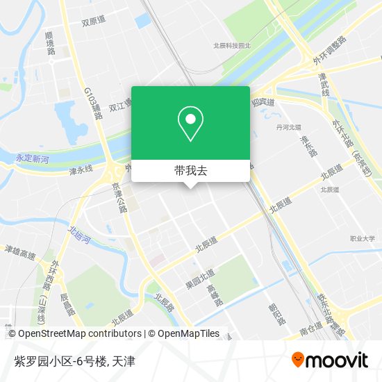 紫罗园小区-6号楼地图