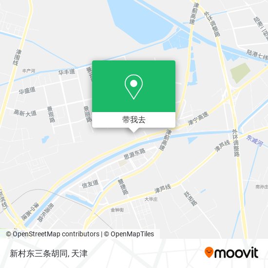 新村东三条胡同地图