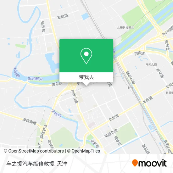 车之援汽车维修救援地图