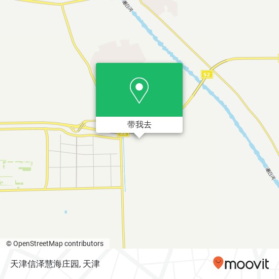 天津信泽慧海庄园地图