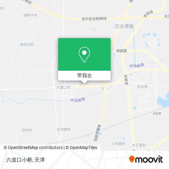 六道口小桥地图