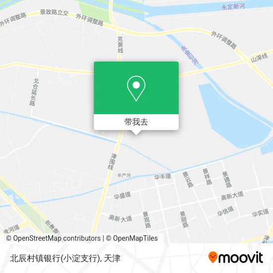 北辰村镇银行(小淀支行)地图