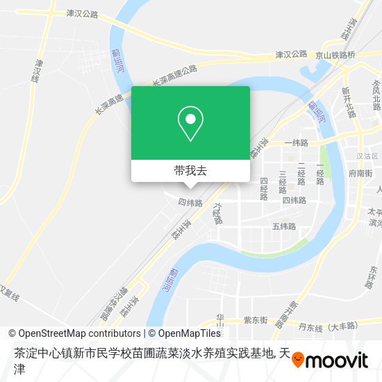 茶淀中心镇新市民学校苗圃蔬菜淡水养殖实践基地地图