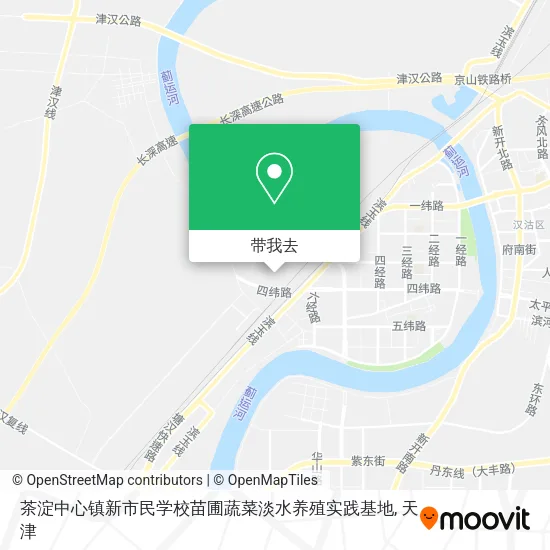 茶淀中心镇新市民学校苗圃蔬菜淡水养殖实践基地地图
