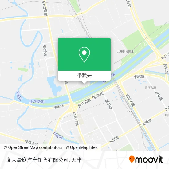 庞大豪庭汽车销售有限公司地图