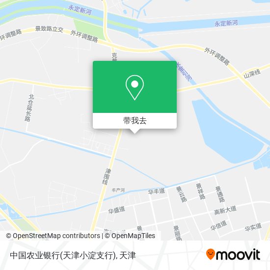 中国农业银行(天津小淀支行)地图
