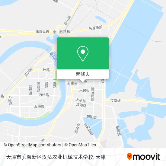 天津市滨海新区汉沽农业机械技术学校地图