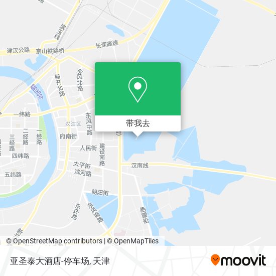 亚圣泰大酒店-停车场地图
