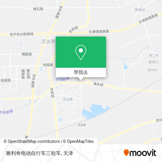 雅利奇电动自行车三轮车地图