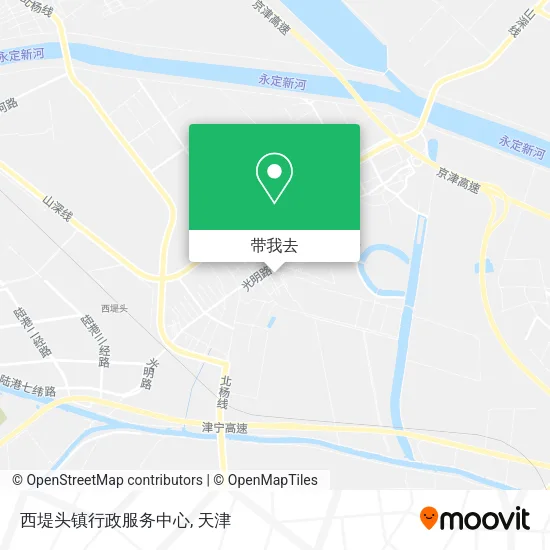 西堤头镇行政服务中心地图
