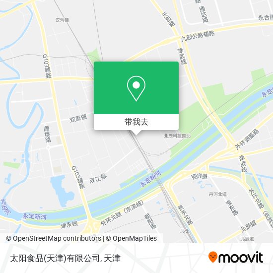 太阳食品(天津)有限公司地图