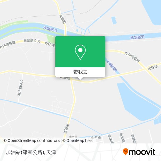 加油站(津围公路)地图