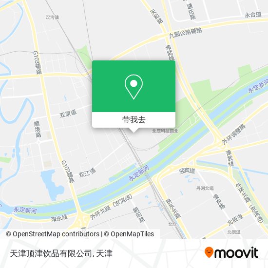 天津顶津饮品有限公司地图