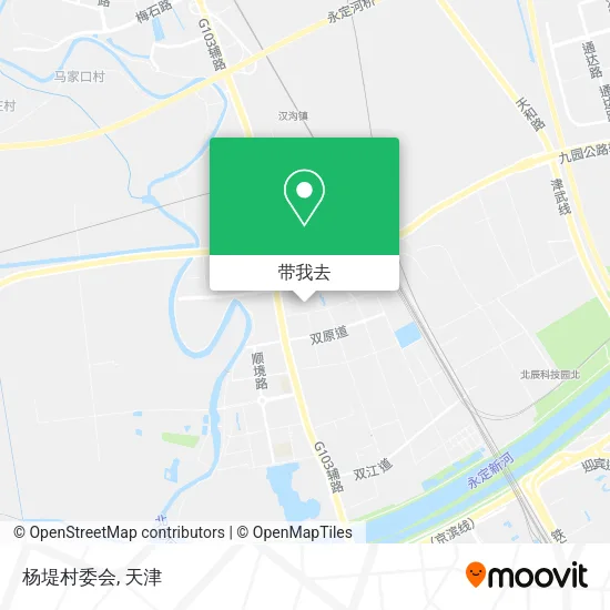杨堤村委会地图