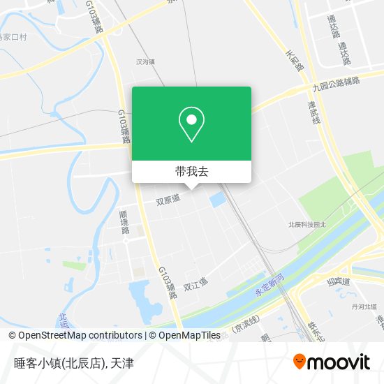 睡客小镇(北辰店)地图