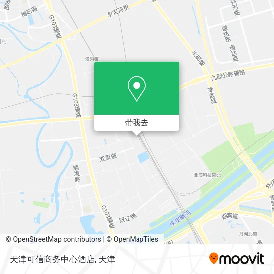 天津可信商务中心酒店地图