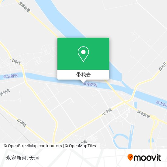 永定新河地图
