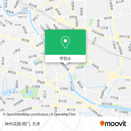 神州花园-西门地图