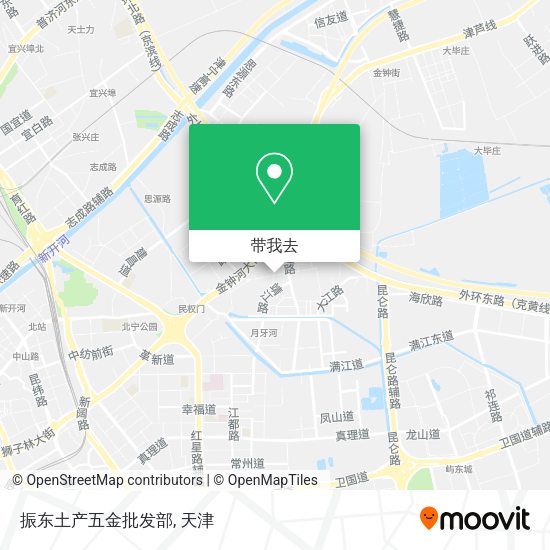 振东土产五金批发部地图