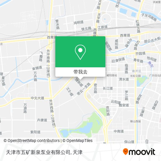 天津市五矿新泉泵业有限公司地图