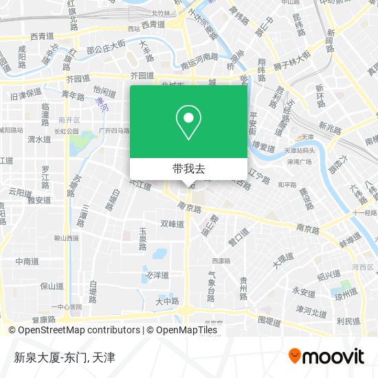 新泉大厦-东门地图